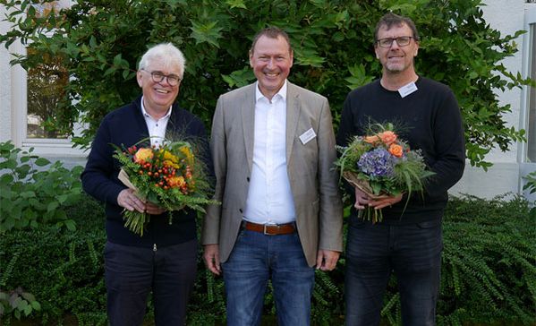 Das Foto zeigt Thomas Scherrieb, Andreas Schmid und Dr. Berthold Broll