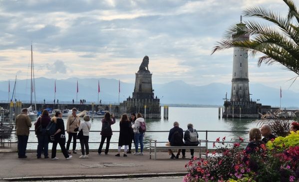 Seeblick am Lindauer Hafen.