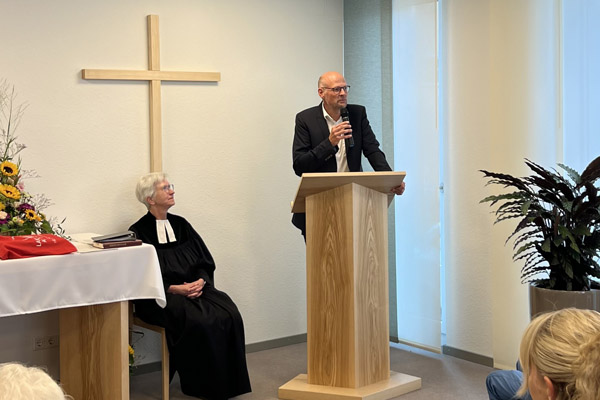 Einweihung St. Sophia Rede bei der Einweihung