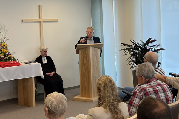 Einweihung St. Sophia Rede bei der Einweihung