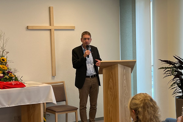 Einweihung St. Sophia Rede bei der Einweihung