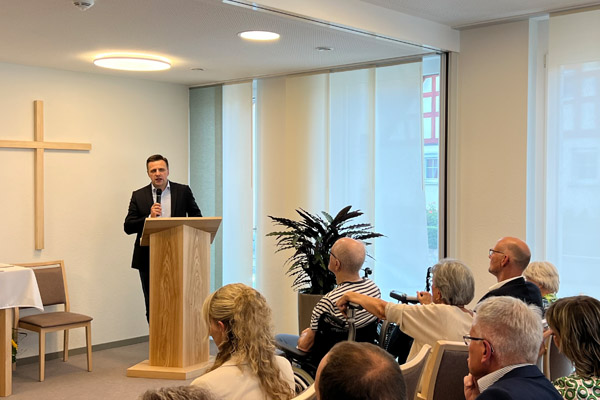 Einweihung St. Sophia Rede bei der Einweihung