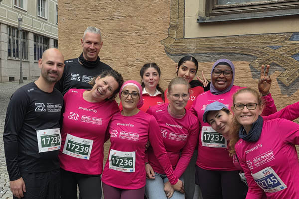 Einstein-Marathon Gruppenfoto vom Lauf-Team