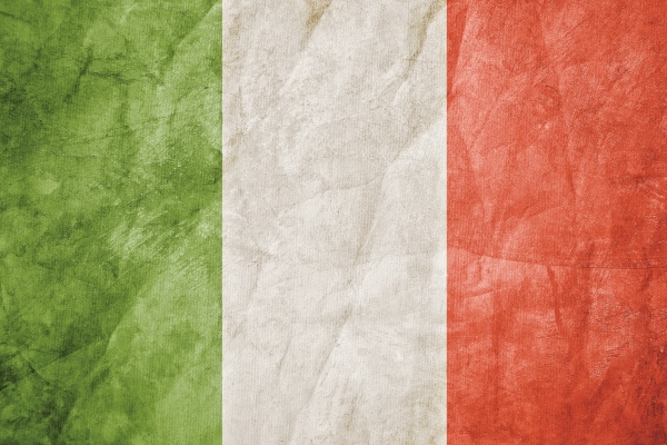 Das Bild zeigt die Flagge Italiens